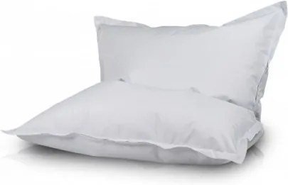 Ecopuf Sedací vankúš Ecopuf - Pillow L polyester NC3 - Biela