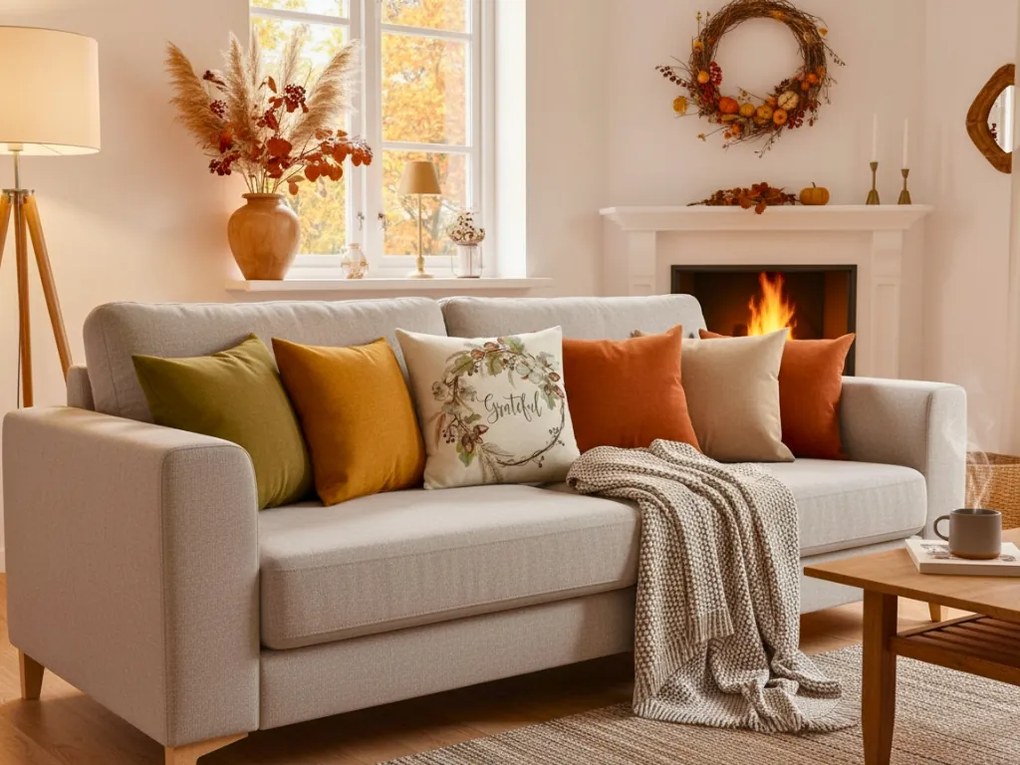 Dekoračná obliečka na vankúš GRATEFUL 45x45 cm, béžová