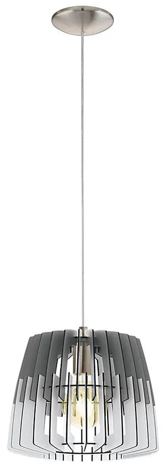 Eglo 32824 - Luster ARTANA 1xE27/60W/230V šedá 300mm