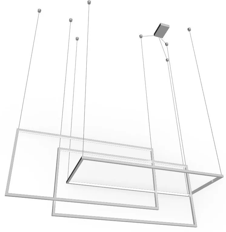 Azzardo AZ2915 - LED Stmievateľný luster na lanku METRIC 1xLED/135W/230V