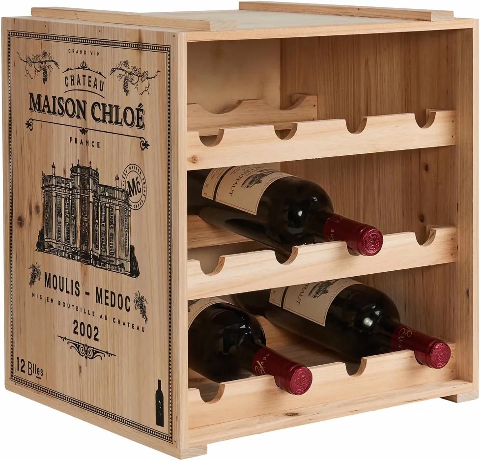 VINOTHEK Regál na víno - béžová