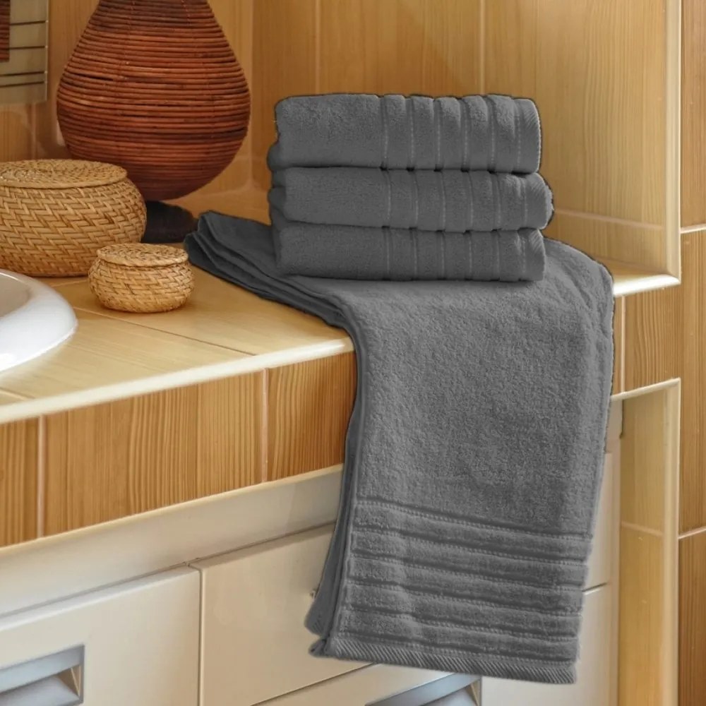 Polášek Froté uterák EMA - Hnedofialová | 50 x 100 cm