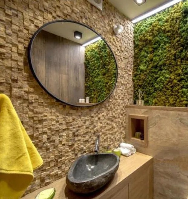 Umývadlo z prírodného riečneho kameňa The Lavabo Cut - malé