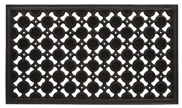 BO-MA Trading Rohožka guma 1864 čierna, 40 x 70 cm