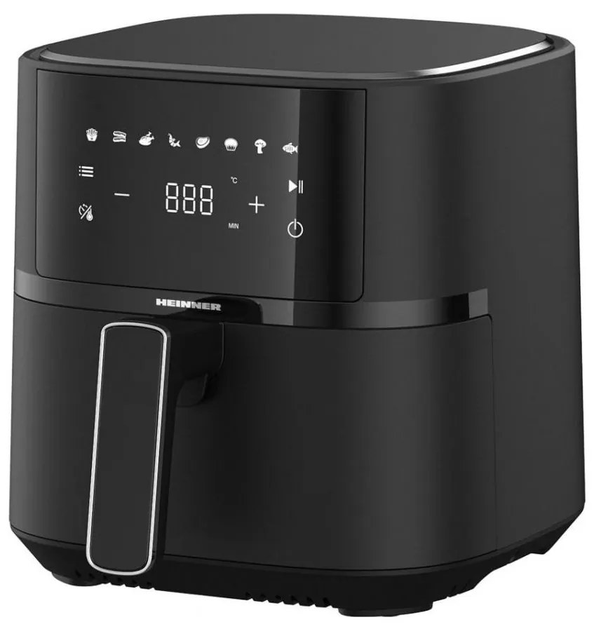 Heinner HAF-B4BK1500 - Teplovzdušná fritéza 4 l, 1500 W, 230 V, čierna