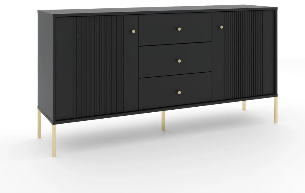 Komoda Iseo II 154,5 cm černá