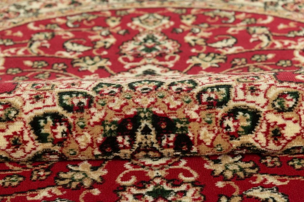 TA Koberec F740A ČERVENÝ ATLAS PP OV Rozmer: 140x200 cm