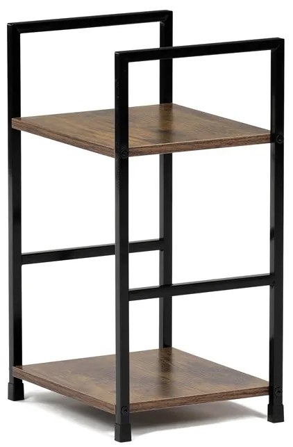 BONTEC Regál, mdf, hnedá, GD-212 OAK Farba: Hnedá