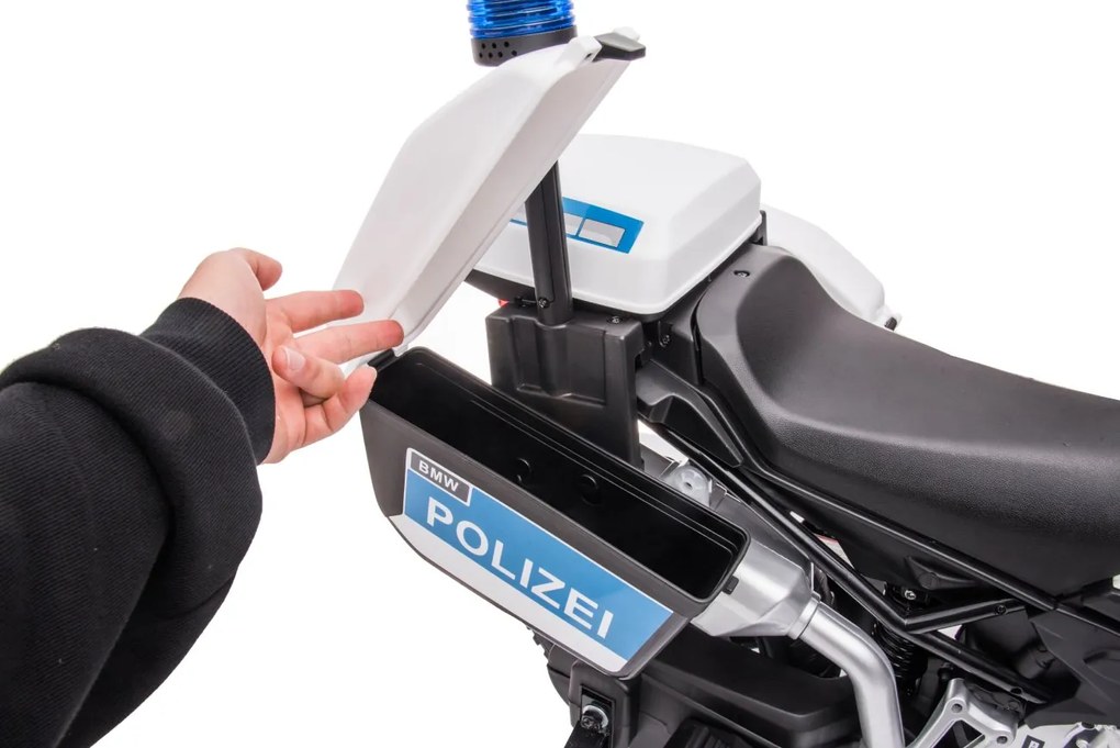 Detská elektrická motorka BestBerg BBCC-80W - BMW F 850 GS / od 3 rokov / nosnosť 30 kg / polícia
