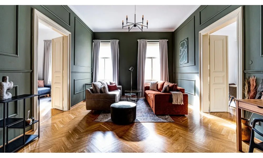 Zelená rozkladacia pohovka Emile - Bobochic Paris