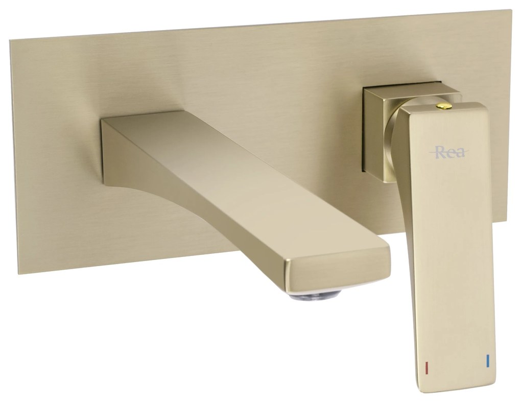 Rea Joe, podomietková umývadlová batéria + BOX, zlatá matná, REA-B3620