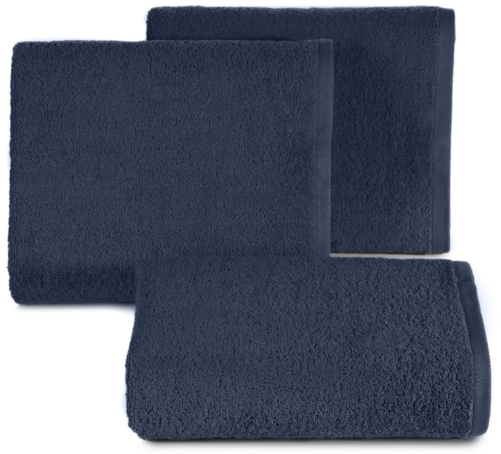 FROTÉ UTERÁK SMOOTH 50X100 CM TMAVOMODRÁ