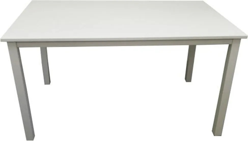 Jedálenský stôl, biela, 110 cm, ASTRO NEW