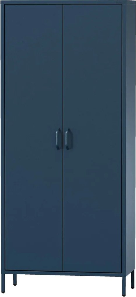 Moderná šatníková skriňa FLAVIO: tmavo modrá (1577)
