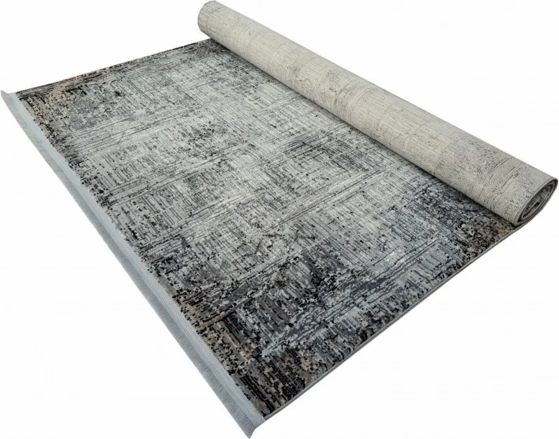 DC Koberec Exclusive 441 sivá čierna Rozmer: 200×290 cm