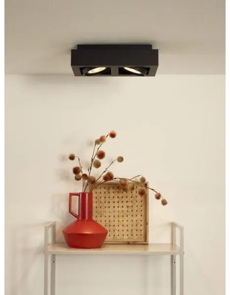 Lucide 09120/24/30 - LED Stmievateľné bodové svietidlo ZEFIX 2xGU10/12W/230V čierna