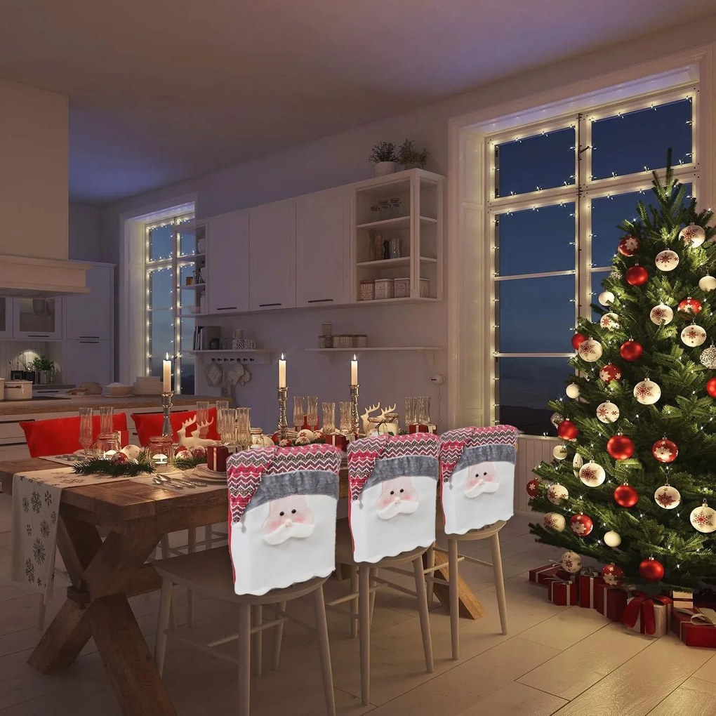 Tutumi Tutumi, poťah na operadlo stoličky Santa Claus YX22020 4 ks, CHR-00689