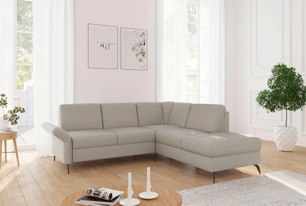 XXXLutz ROHOVÁ SEDAČKA, textil, taupe Sit & More - Sedačky - 00014401617W