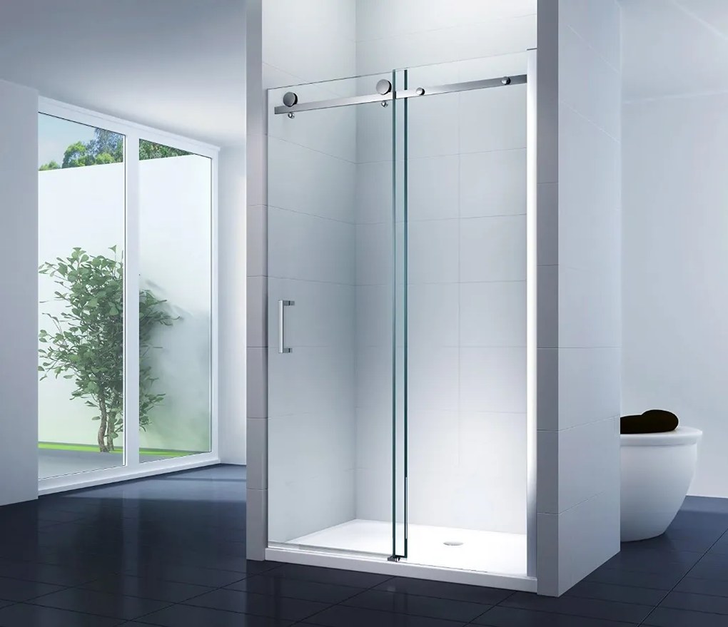 Rea - NIXON posuvné sprchové dvere, pravé, chróm, 130 x 190 cm, REA-K5005