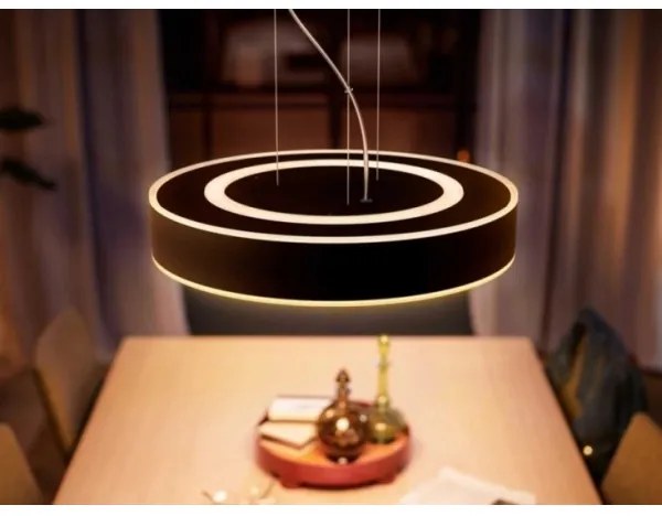 Philips - LED Stmievateľný luster na lanku Hue ENRAVE LED/33,5W/230V čierna + DO