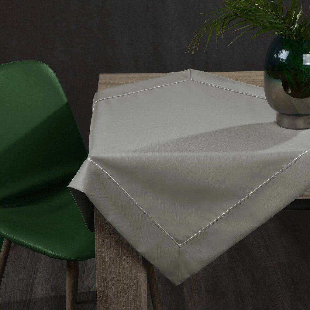 OBRUS KARIN 40X180 CM STRIEBORNÝ