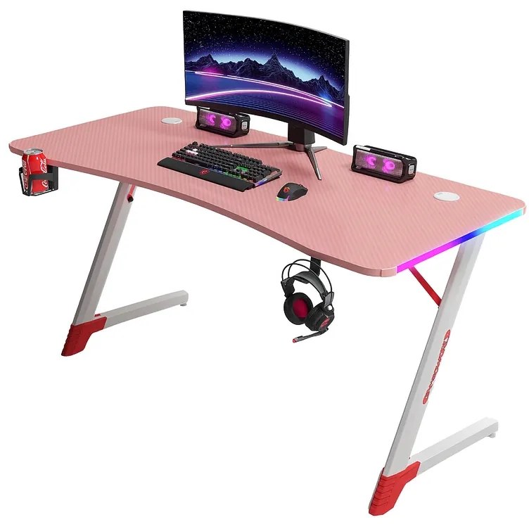 Herný stôl BG01 ružový 140 cm