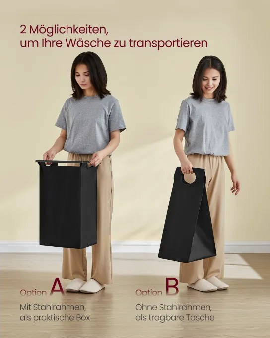 Kôš na bielizeň s 3 priehradkami BLH213B01