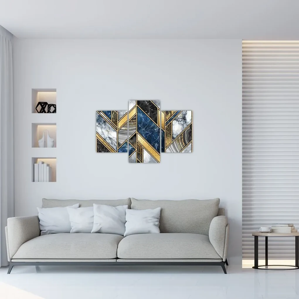 Obraz umelecké abstrakcie (90x60 cm)