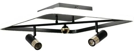 LED Stmievateľné stropné svietidlo LED/70W/230V 3000-6500K čierna + diaľkové ovládanie