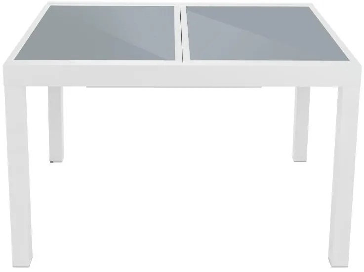 Livarno home Hliníkový záhradný rozkladací stôl Houston + Hliníkové kreslo Houston s vysokým operadlom, 4 kusy (800008265)