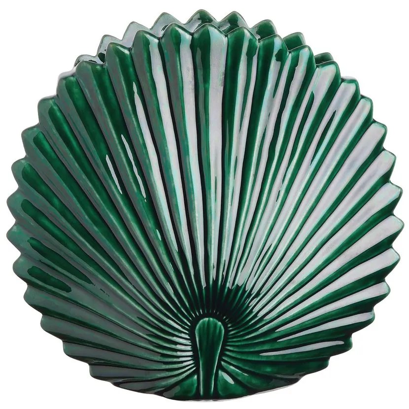 LEAF Váza 24 cm - zelená