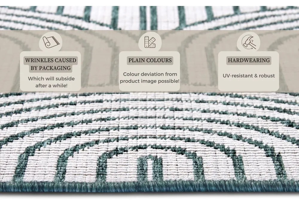 Zelený vonkajší koberec 200x290 cm Pangli Green – Hanse Home