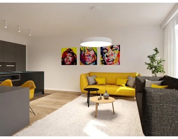 LED2 - LED Stmievateľný luster na lanku MONO LED/153W/230V 3000K/4000K biela