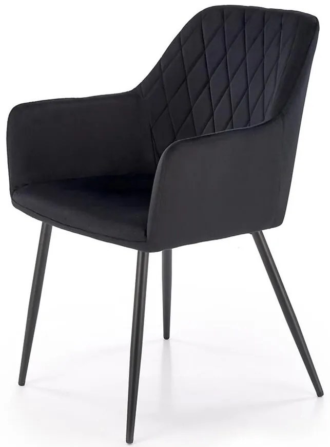 Stolička K558 čierna