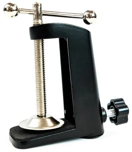 Brilagi - LED Stmievateľná stolná lampa s lupou LED/12W/5V 3000/4200/6000K čierna