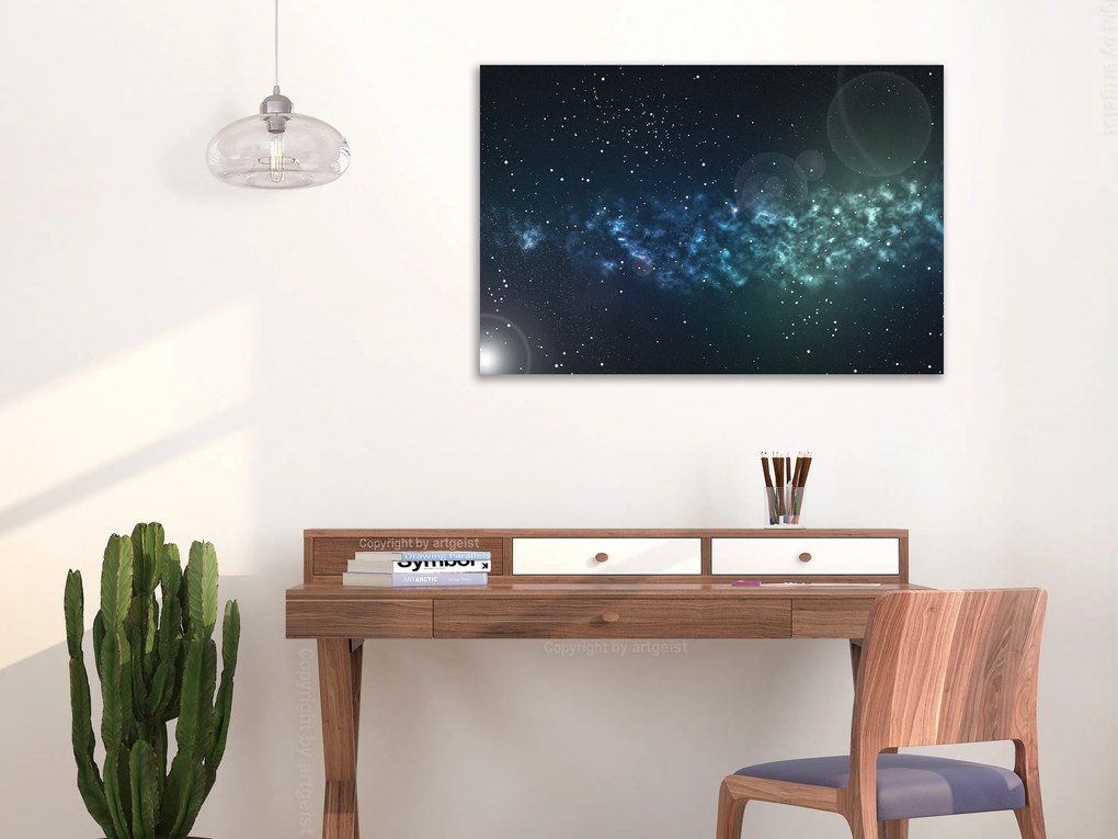 Artgeist Obraz - Space (1 Part) Wide Veľkosť: 60x40, Verzia: Na talianskom plátne