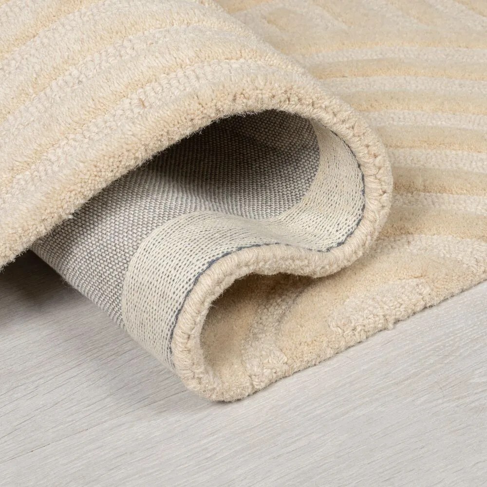 Kusový koberec Solace Zen Garden Natural kruh, 160x160 (priemer) kruh, béžová, obývacia izba, Flair Rugs
