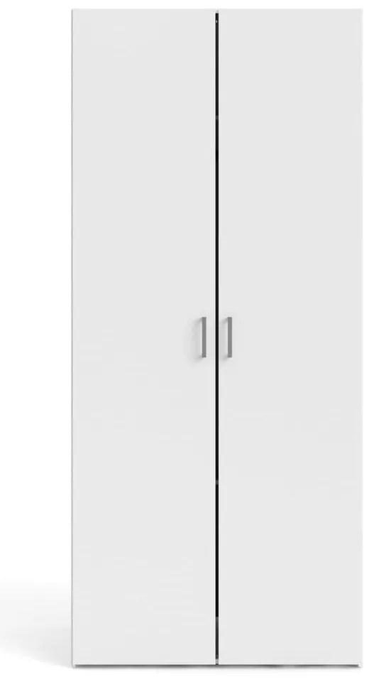 Biela šatníková skriňa 78x175 cm Space – Tvilum