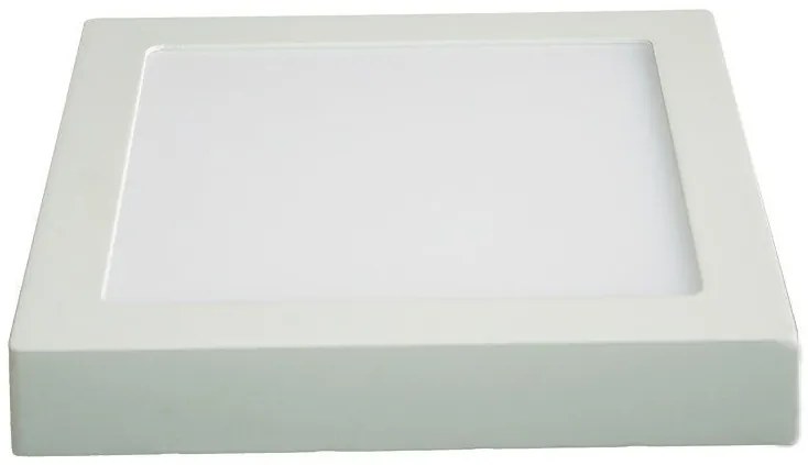 Solight prisadený LED panel, 24W, teplá biela, 30x30cm, štvorec, biely