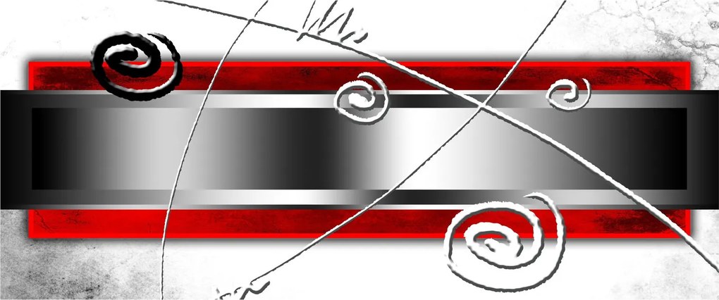 Abstraktný obraz (120x50 cm)