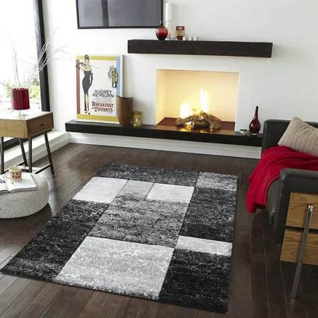 Koberce Breno Kusový koberec HAWAII 1330 Black, sivá, viacfarebná,120 x 170 cm