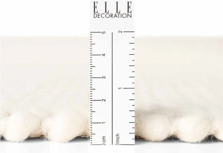 Krémový ručne tkaný vlnený koberec 140x200 cm Lyon Beans – Elle Decoration