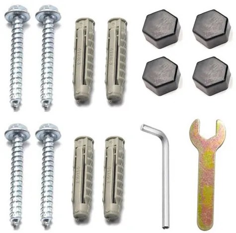 Nástenný stojan na kvety REMUS RUSTIC čierny