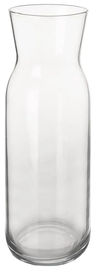 usporadejto.cz Sklenená fľaša na mlieko / olej / aviváž s bielym silikónovým viečkom, 1,21 l