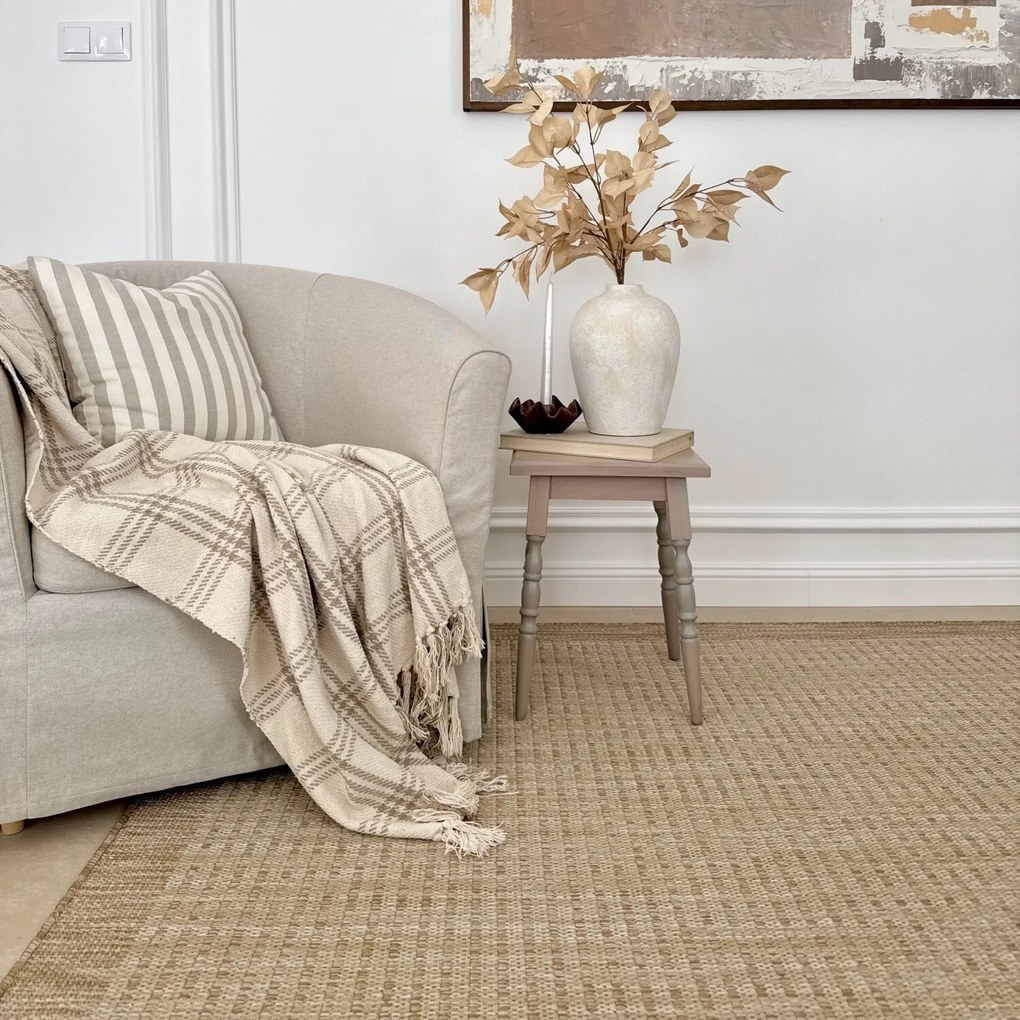 Ayyildiz, Koberec behúň Giza 1410 Beige, 80x250, béžová, chodba / predsieň