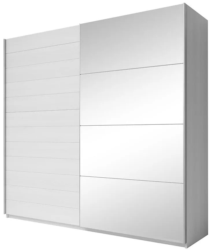 Skriňa 2D posuvné Galaxy 67 abisko/zrkadlo