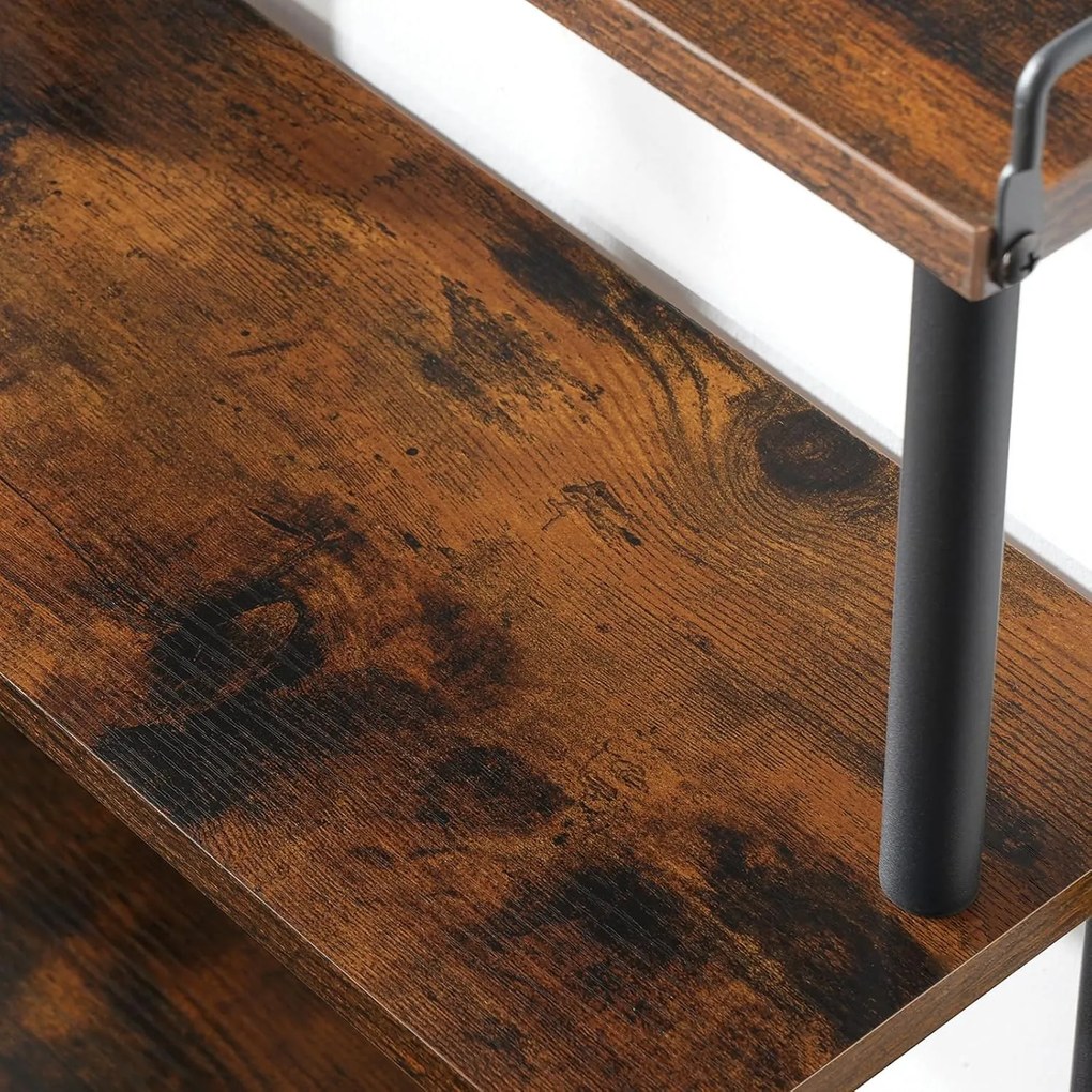 Stolní kuchyňský regál Vasagle Felaro 38 cm černý/hnědý