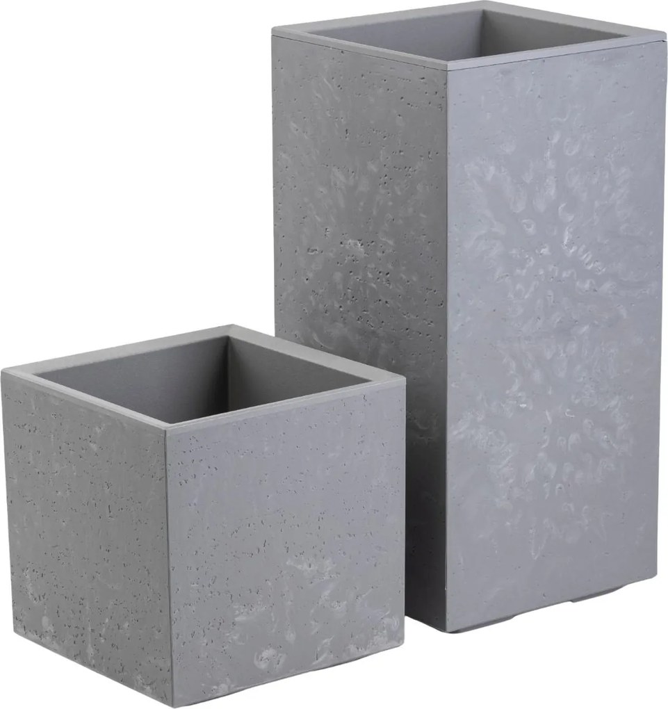 Sada 2 ks květináčů BETONIQUE 30x30/30x60 cm - výber z 4 prevedení