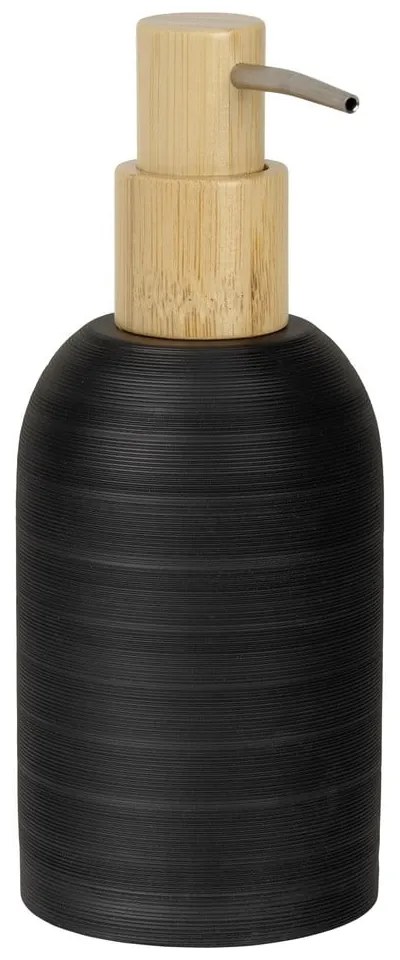 Čierny dávkovač mydla z polyresínu 250 ml Altavalle – Wenko