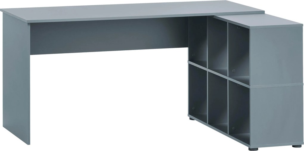 XXXLutz PÍSACÍ STÔL, modrá, 150/121,6/73,6 cm MID.YOU - Online Only kancelárie - 000895009118